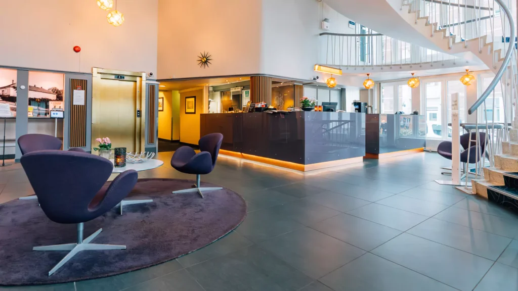 Resepsjon hotell vic