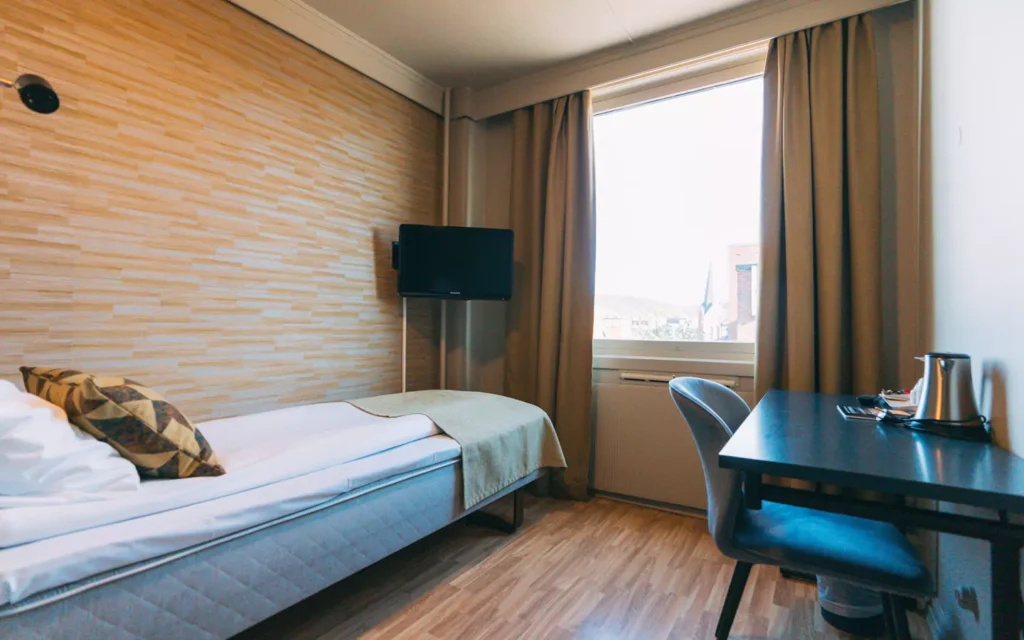 Okonomirom hos hotell vic